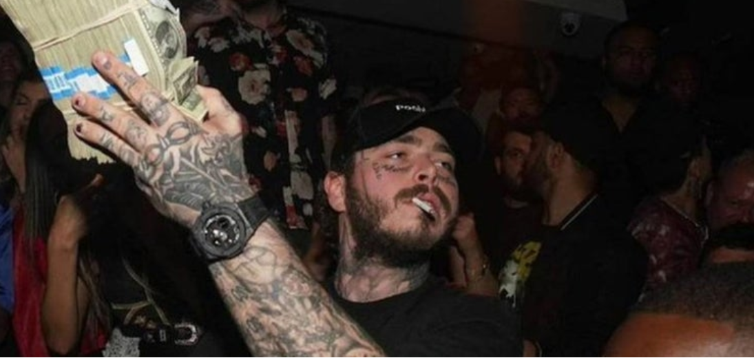 POST MALONE lanzo al publico mas de 50 mil dolares y se hizo viral