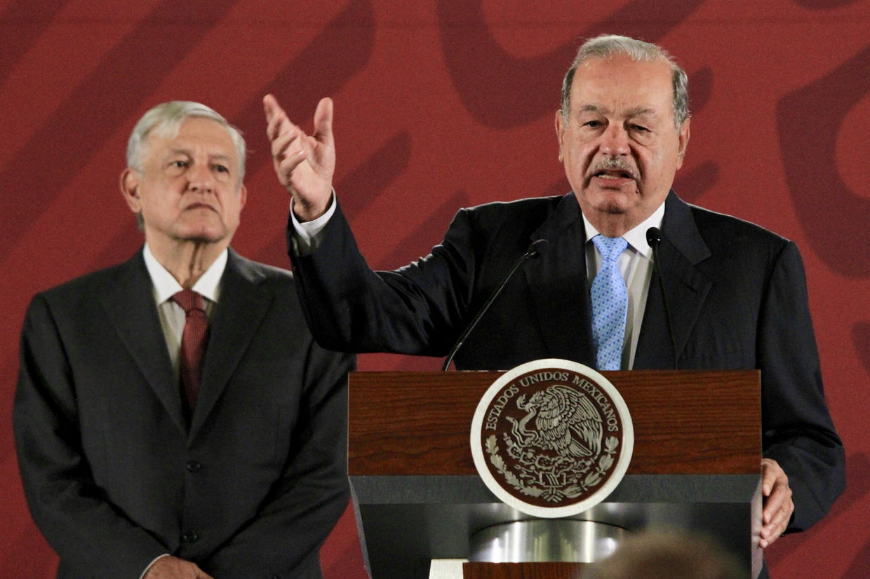 Slim minimizó el pobre crecimiento económico en el primer año de López Obrador, le aplaude