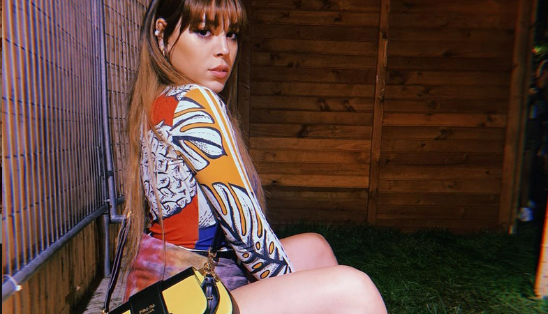 Captan a Danna Paola en foto muy sugerente