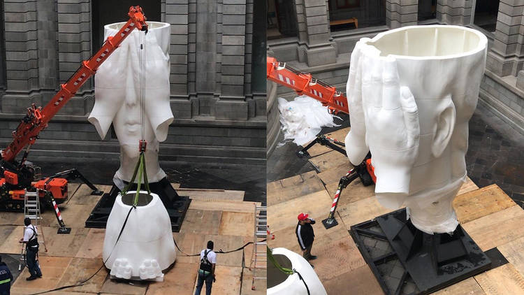 "Behind The Walls" de Jaume Plensa: la escultura más fotografiada de NY en CDMX