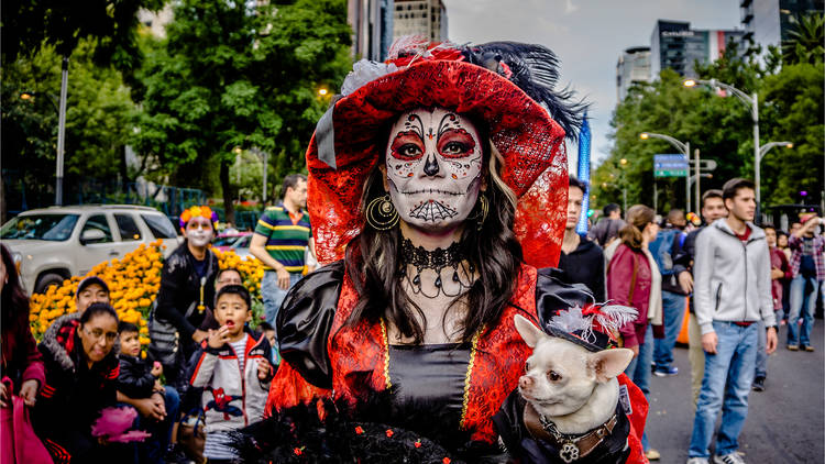 Mega Procesión de las Catrinas en el 2019