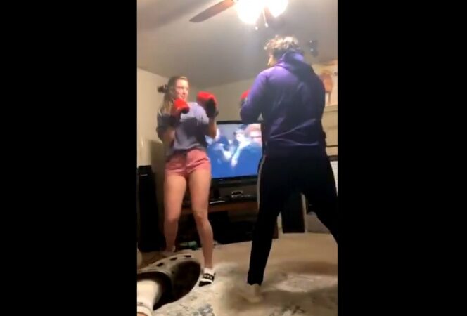 Vídeo | Novios se ponen los guantes de box y esto es lo que ocurre