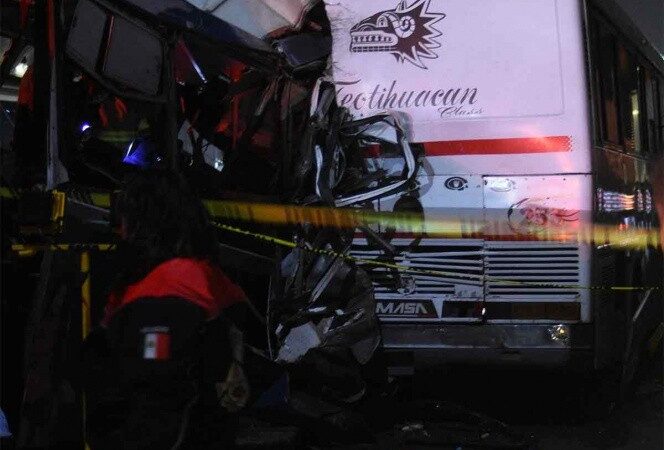 Ya cayo el chofer que acabo con la vida de 13 pasajeros ayer en la MX-Pachuca