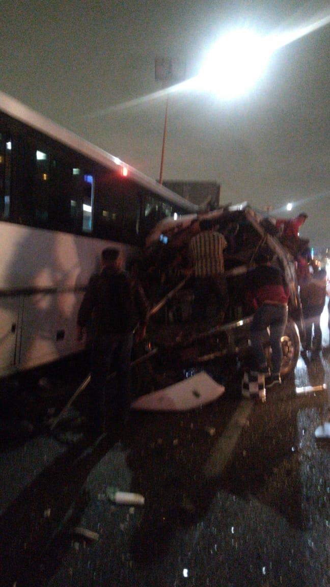 Fuerte accidente en la MX-Pachuca, hay heridos