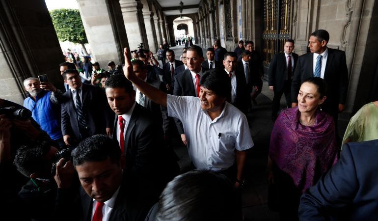 Escoltas del extinto Estado Mayor Presidencial de Peña Nieto, ahora cuidan a Evo Morales
