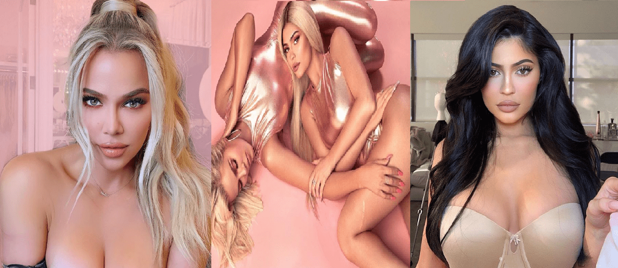 Kylie Jenner y Khloé Kardashian juntas y explosivas sin sostén