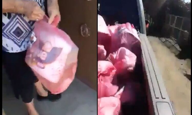 Vídeo | Sicarios del CJNG repartiendo regalos de navidad de parte del “Mencho”