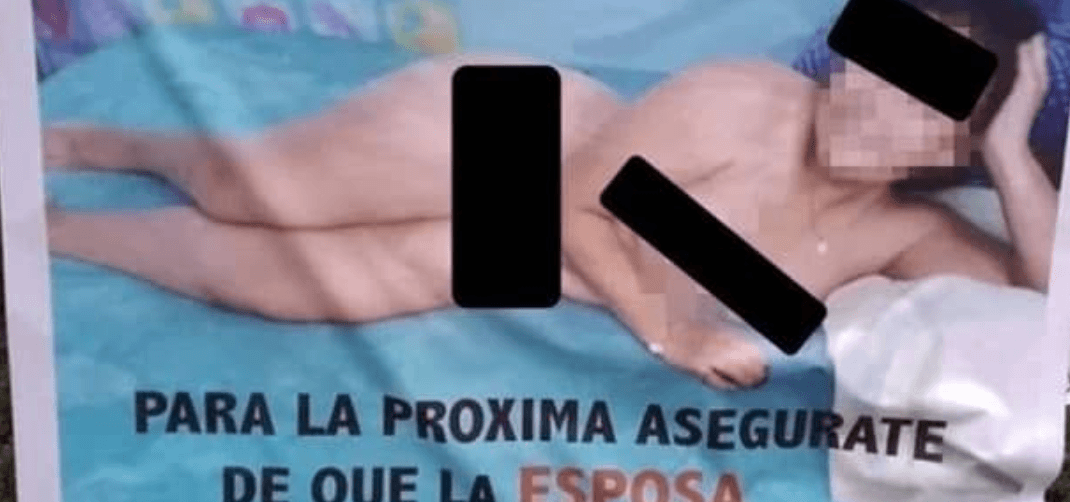 Exhibe a amante de su marido con pornomanta así