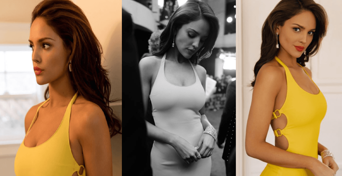 Eiza González y su vestido amarillo que la dio a conocer; ¿sera un amuleto que le dio muchos beneficios?