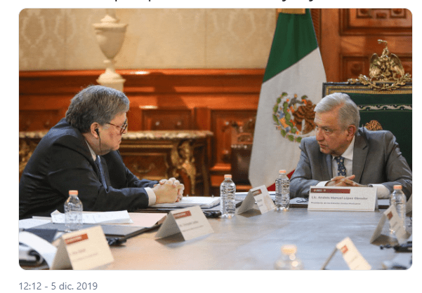 Concluye AMLO reunion con el Fiscal General de Estados Unidos, deja en claro las cosas