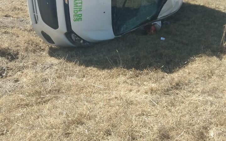 Volcadura deja sin cerebro a conductor en San Martin Las Piramides