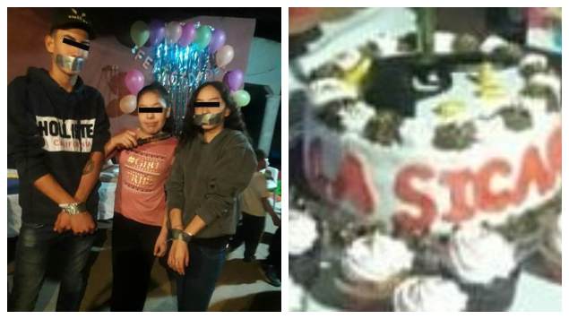 “La Sicaria”: Niña festeja su cumpleaños con invitados “amagados” con cinta al “estilo narco”