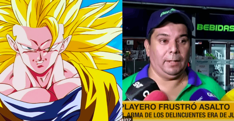 ¡Se convierte en Saiyajin! Hombre impide asalto con técnicas de Gokú