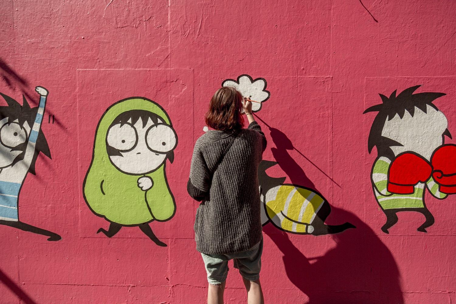 Mural Sarah Andersen