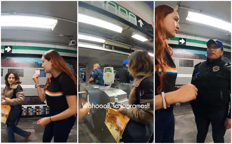 Hermanas ofrecen viajes gratis en el Metro de la CdMx