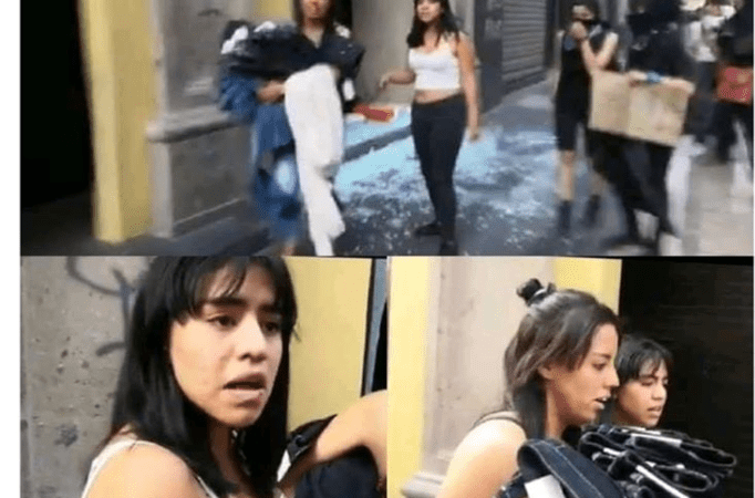 Así robaron “feministas” mercancia en negocios durante protestas en CDMX