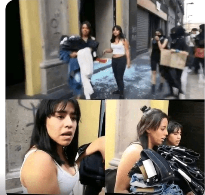 Así robaron “feministas” mercancia en negocios durante protestas en CDMX