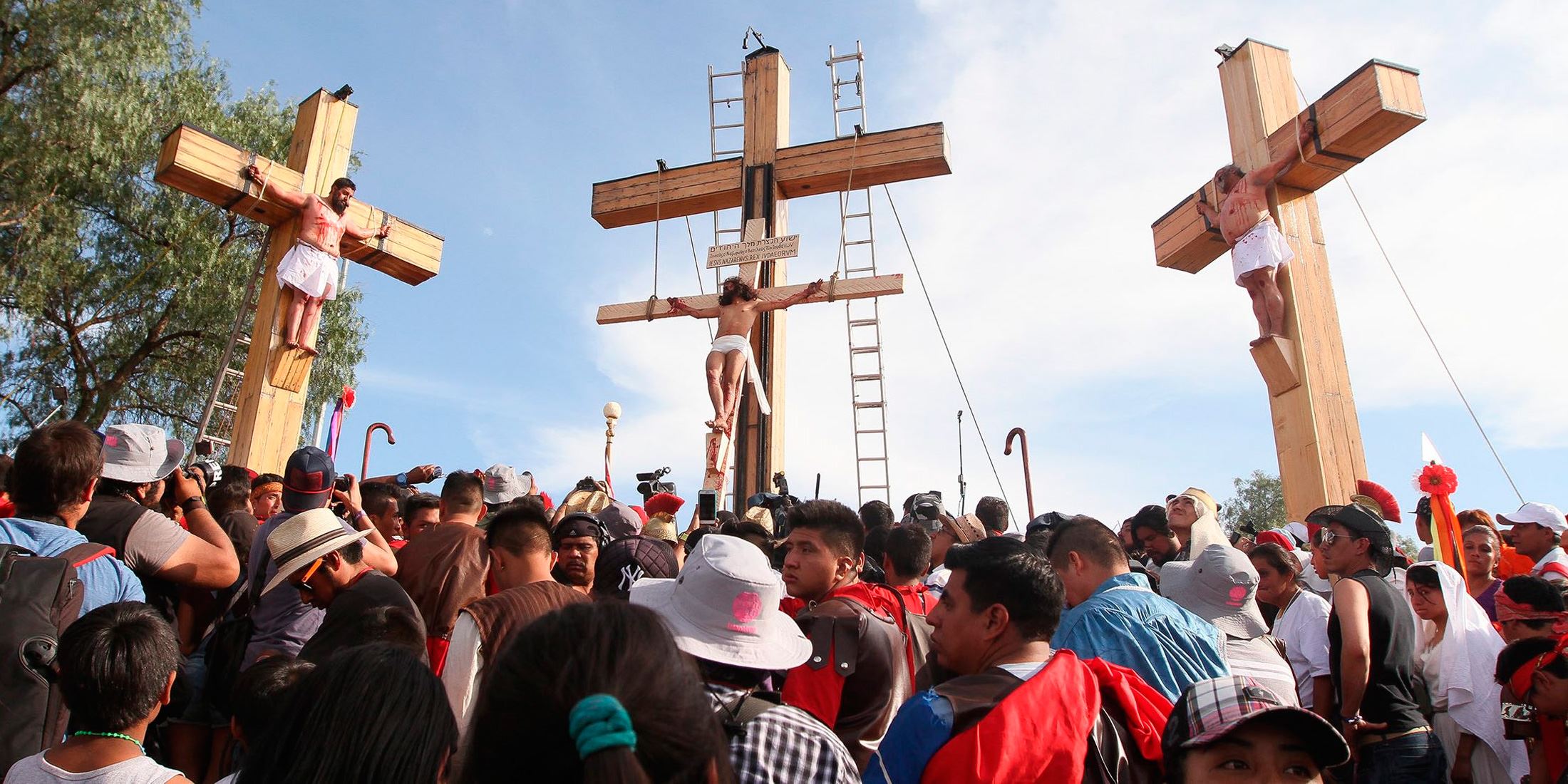 Pasión de Cristo en Iztapalapa sigue pese a alerta de coronavirus