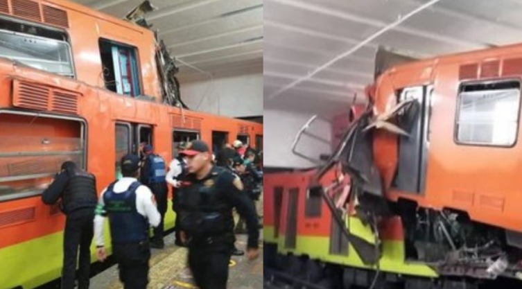 Detienen a 2 trabajadores del Metro por choque de trenes en estación Tacubaya