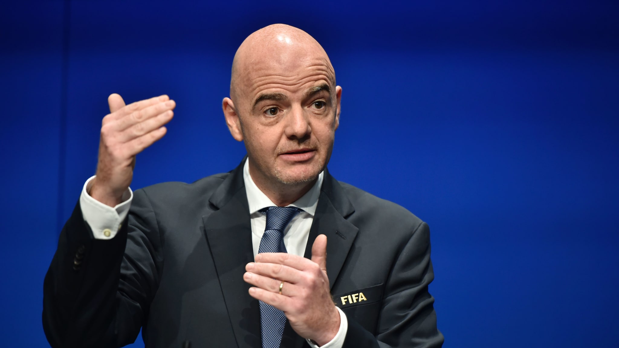 Gianni Infantino, presidente de la FIFA afirma que la salud es primero