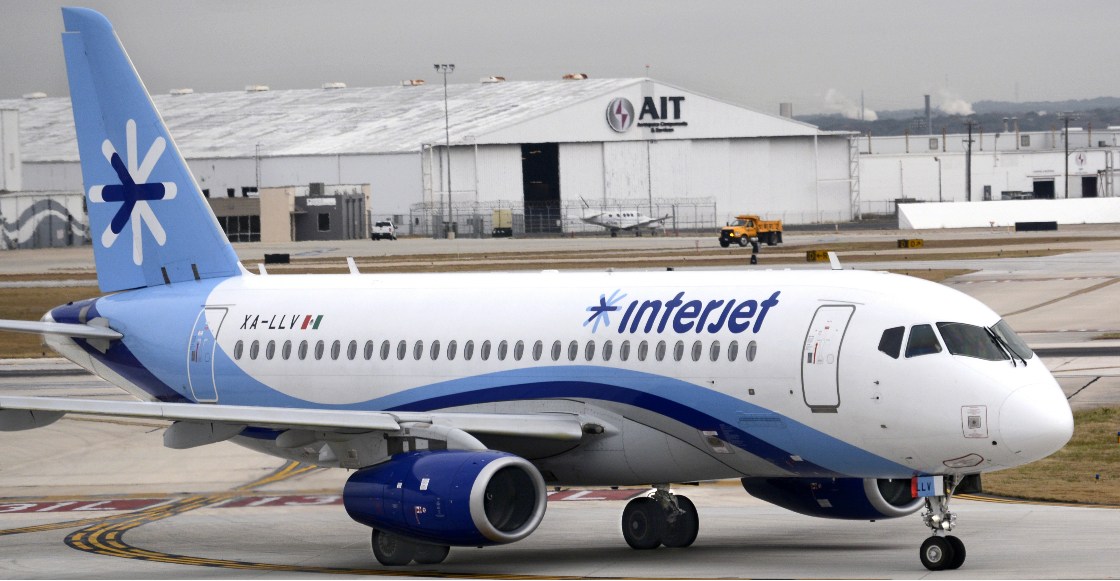 Avión de Interjet