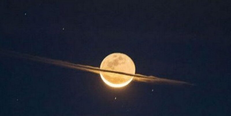 Por una noche la Luna se convertirá en Saturno
