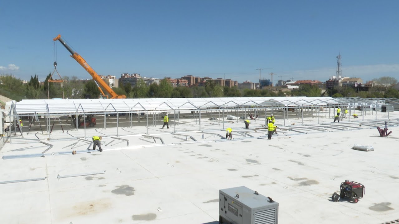 España inicia la construcción de hospitales de campaña por el COVID-19