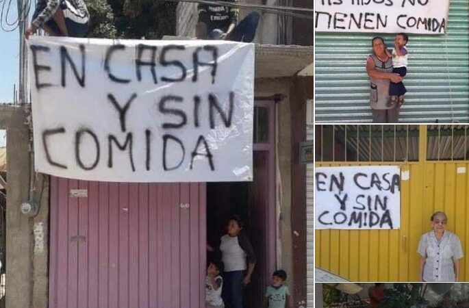 #EnCasaYSinComida es la realidad de las zonas vulnerables ante el Covid-19