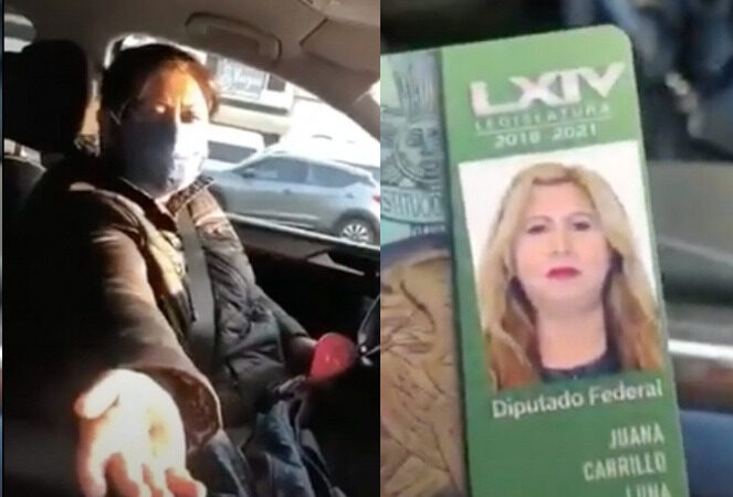 Diputada intenta evadir el Hoy no circula, conocida como LadyCharola