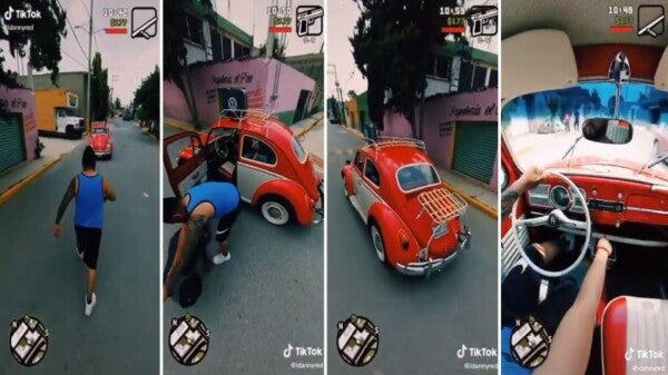 VÍDEO | Usuarios de tiktok recrean escena de GTA versión Ecatepec