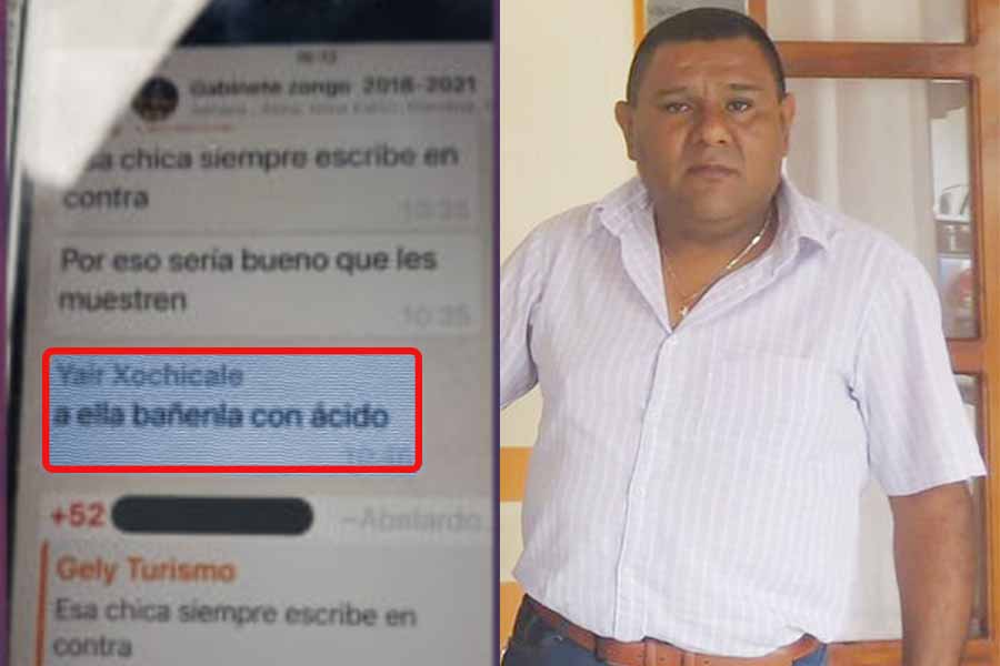 Director municipal de DIF pide que bañen en ácido a una mujer