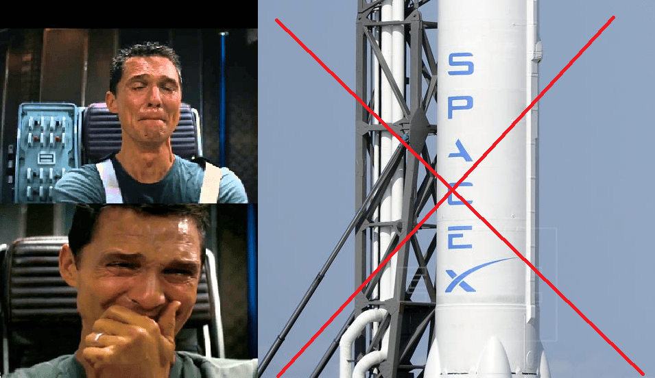 Se cancela lanzamiento del SpaceX por mal clima y por falla en el motor