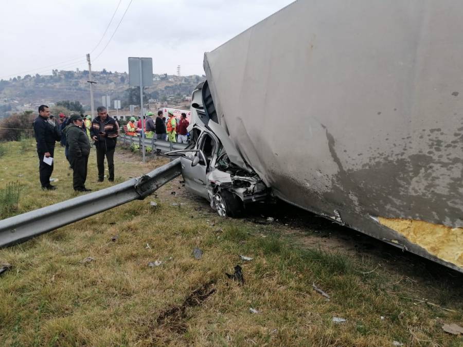 Se registra accidente en la Toluca-Naucalpan, se reporta un lesionado