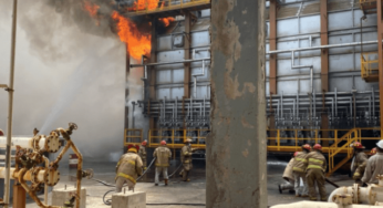 Sismo provocó un incendio en la refinería de Pemex en Oaxaca