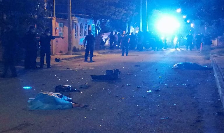 Persecución en Mérida termina con cuatro muertos