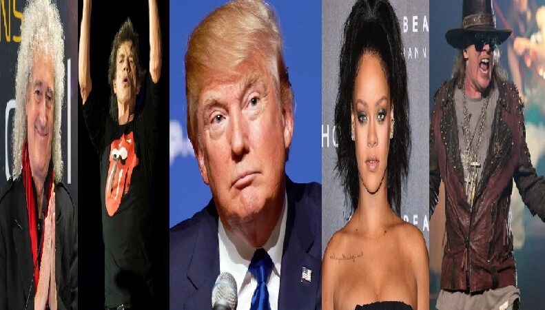 Artistas que le han prohibido a Donald Trump usar su música