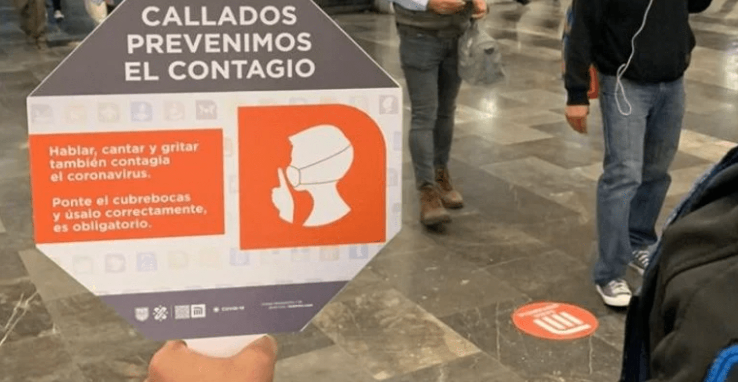 campaña callados en el MetroCDMX