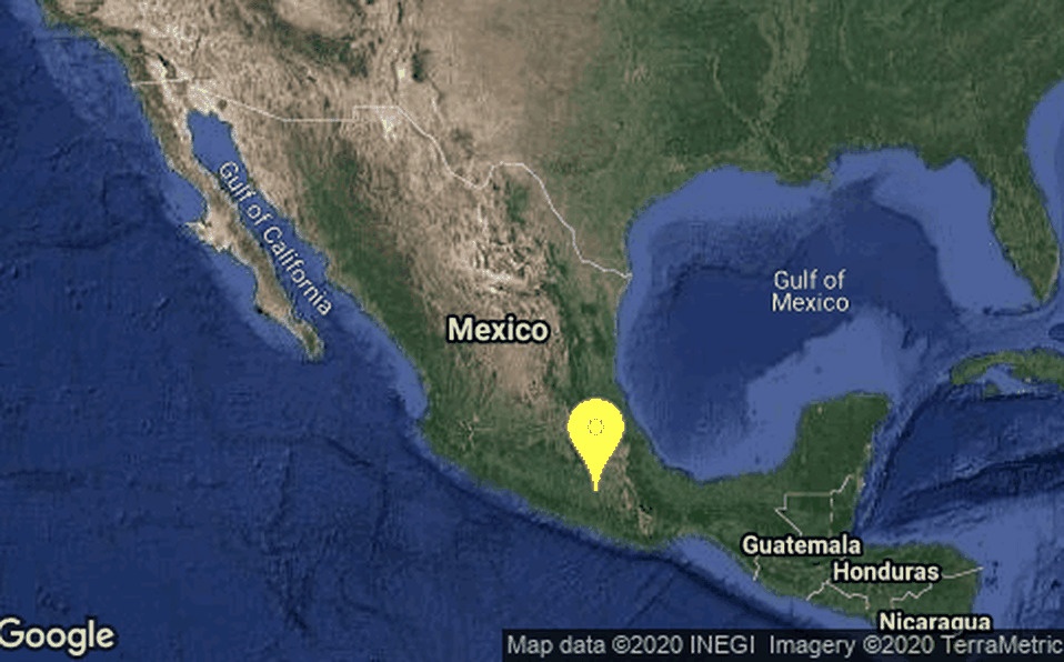 Sismo con epicentro en Guerrero