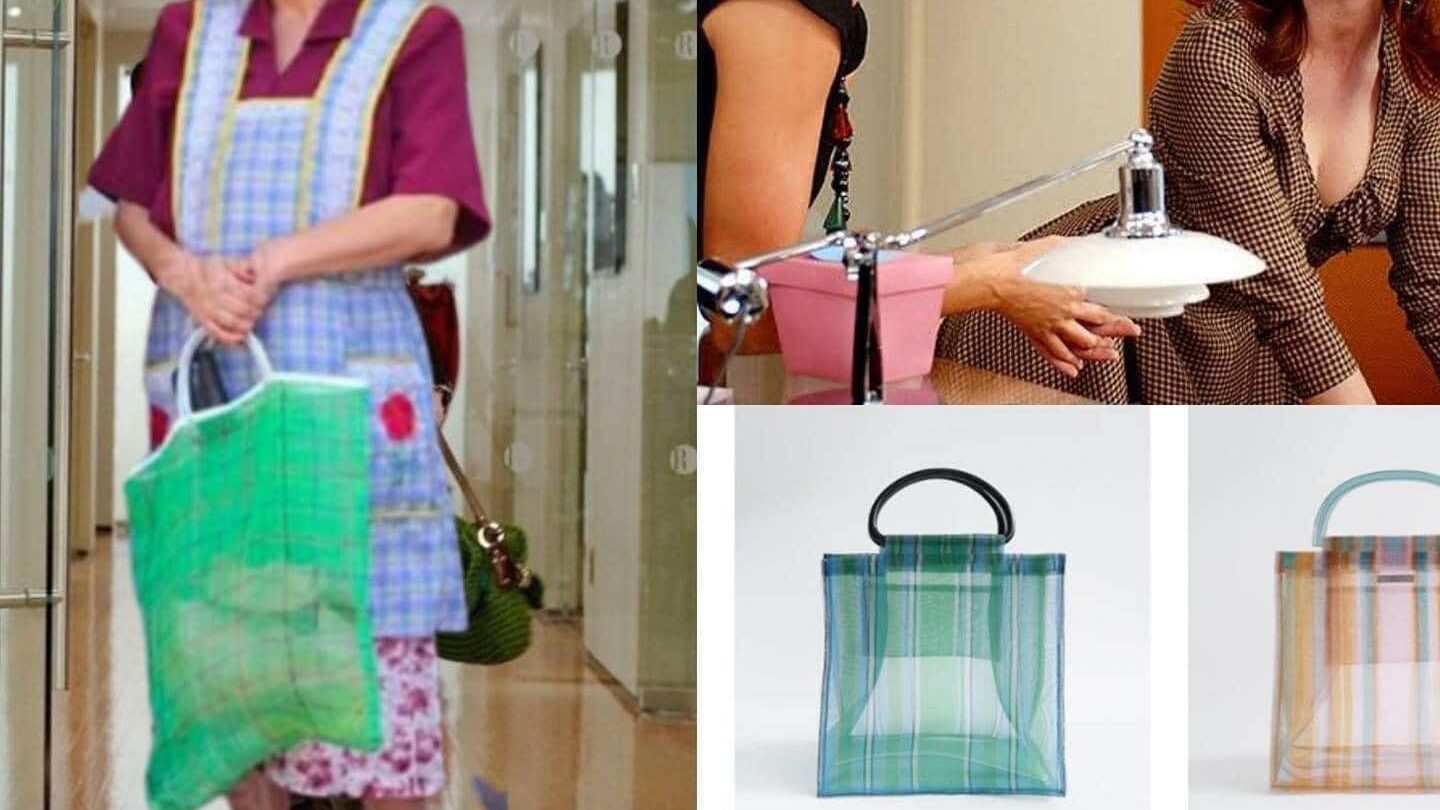 Bolso Shopper rayas