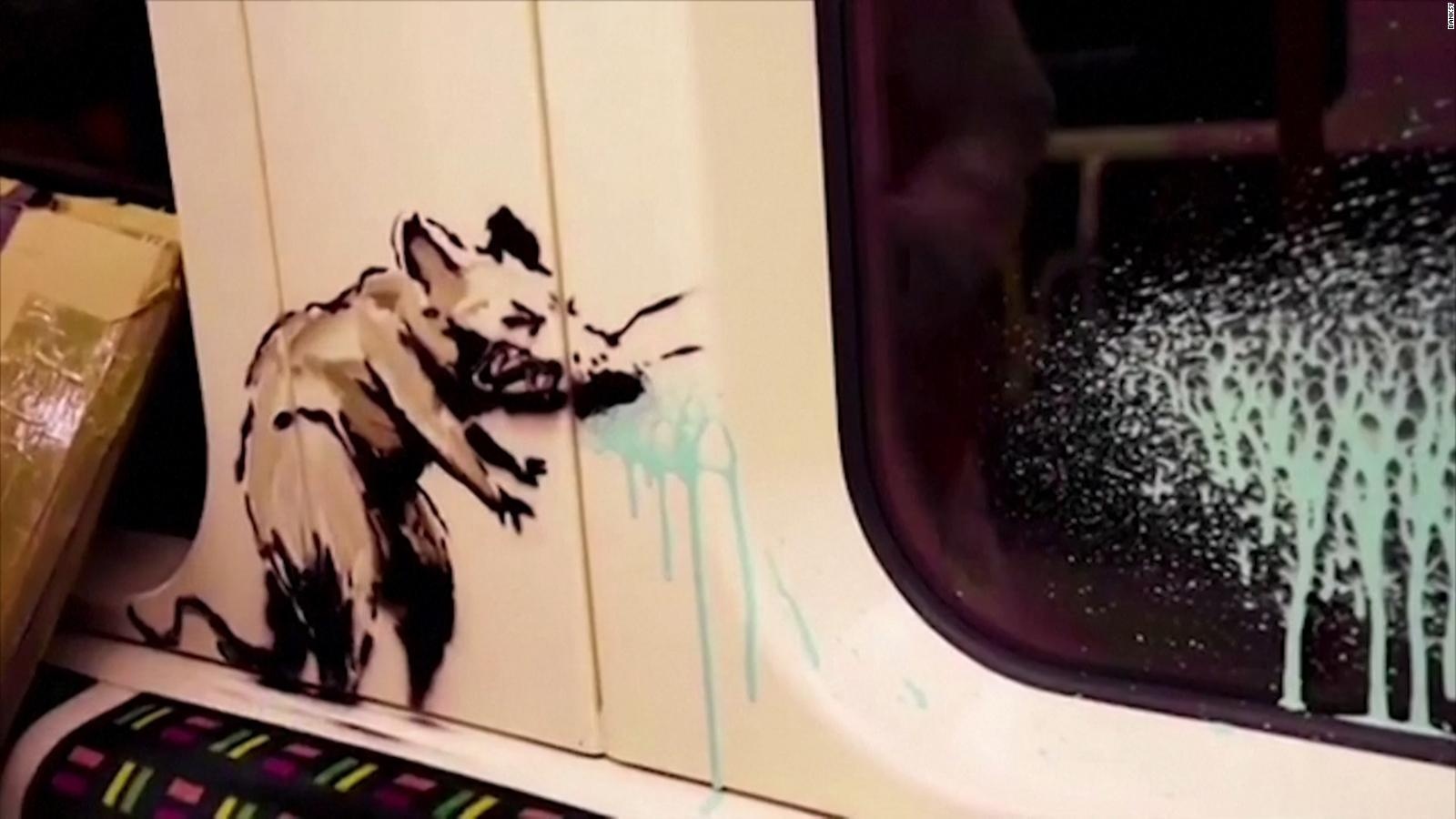 Bansky reaparece para dejar un mensaje en el metro de Londres