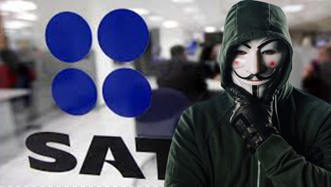 Anonymous hackea la pagina al Servicio de Administración Tributaria (SAT)