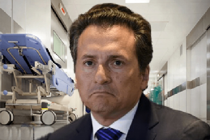 Emilio Lozoya fue trasladado a hospital privado al presentar anemia desarrollada