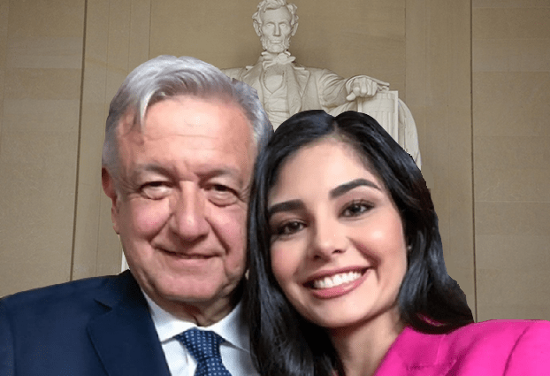 La diputada Geraldine Ponce, ¿viajo con AMLO a Washington?