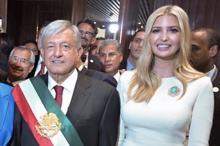 Ivanka Trump da bienvenida a AMLO y destaca amistad con México