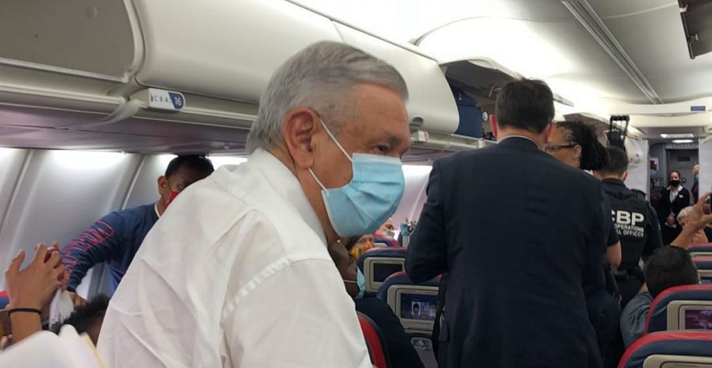 AMLO llega a Washington para reunión con Trump