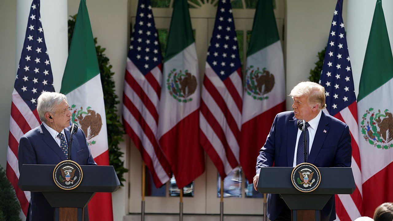 5 momentos del discurso de AMLO y Donald Trump en la Casa Blanca