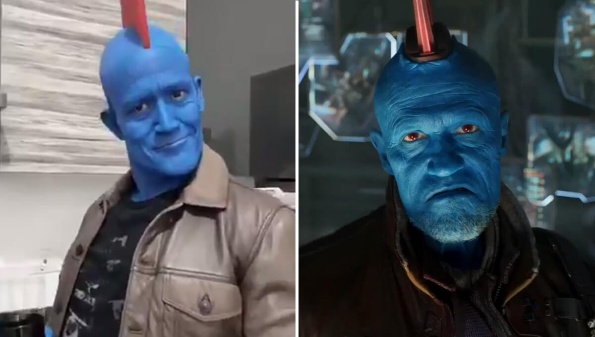 Luis Hernández imita a ‘Yondu’ y recibe inesperado mensaje