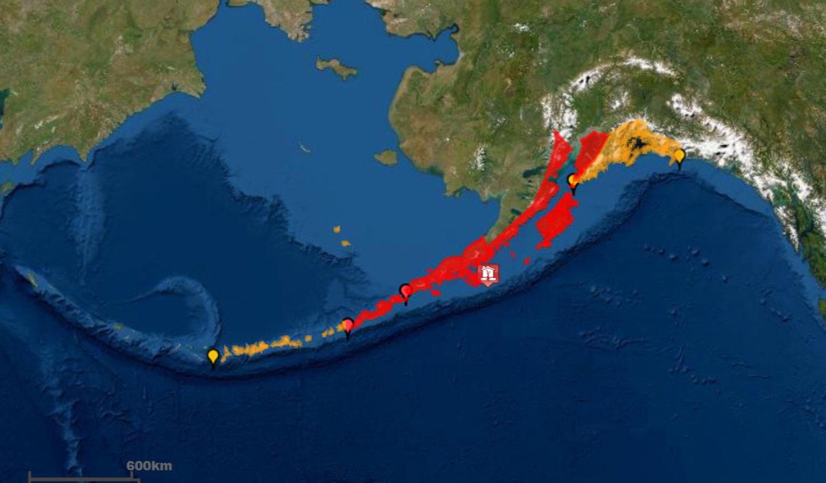 Sismo de 7.8 grados Richter afecta al estado de Alaska