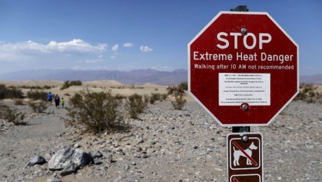 Death Valley en USA registro ayer la temperatura mas alta en 100 años