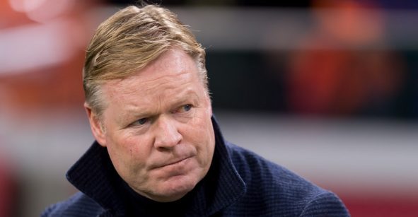 Él es Ronald Koeman, el nuevo director técnico del FC Barcelona